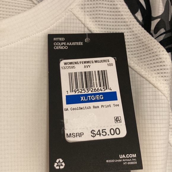 COPY - UA Women's CoolSwitch Run Printed Top - Picture 8 of 12